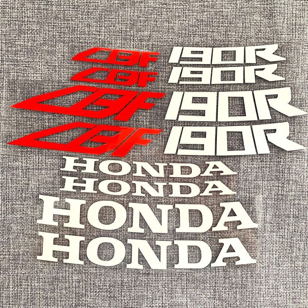 1 Set Stiker Reflektif Anti Air Untuk Dekorasi Motor Honda 190X CBF,CBF 190R,CB 190X,190R CB