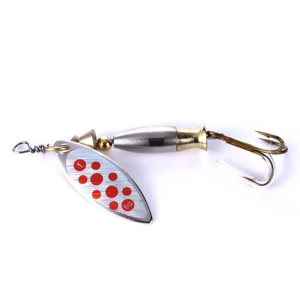 HENGJIA 1pcs 7.8cm/8.1g umpan sequin payet pancing swimbait metal spoon fishing lure ikan bait bass