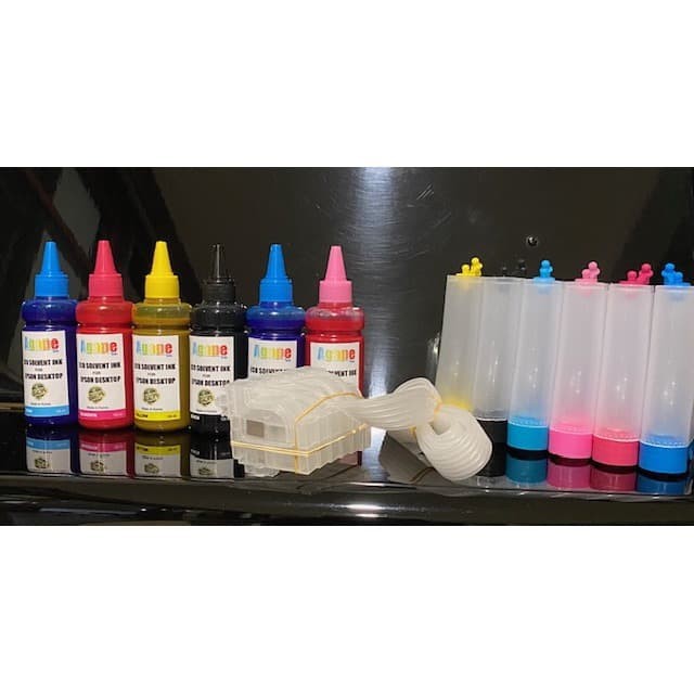 

PAKET MODIF EPSON L1800 DENGAN TINTA ECO SOLVENT 6 WARNA