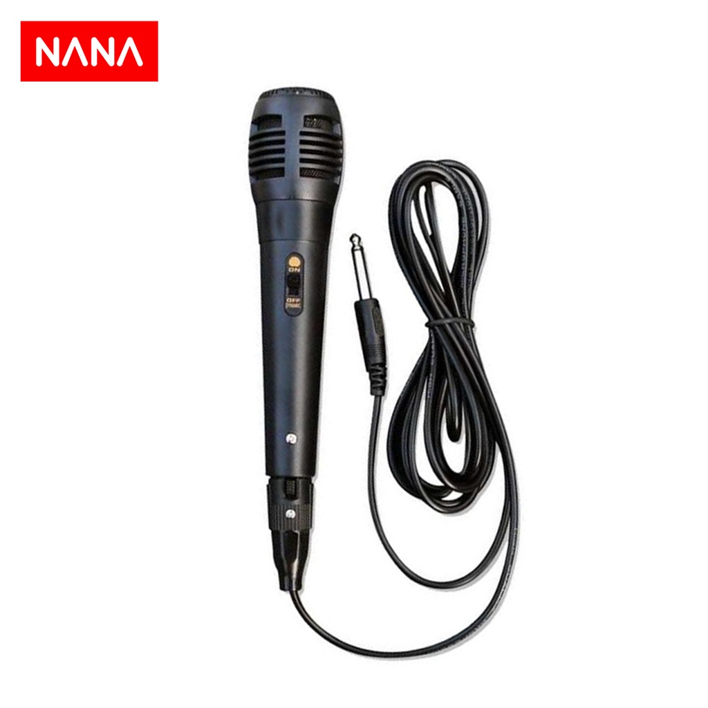 NANA - Microphone Wired Karaoke / Mic Kabel Aux & TS