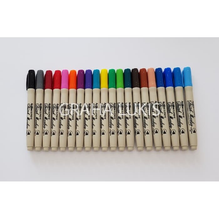 

Stok Ready Artline Supreme Brush Marker Berkualitas