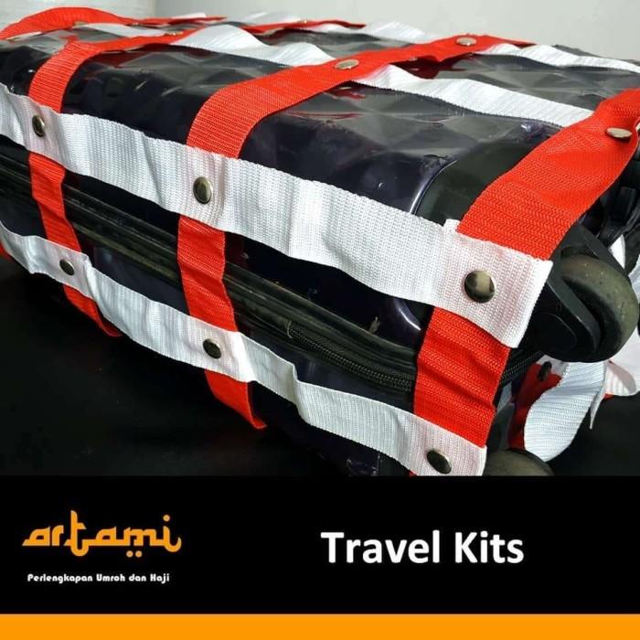 Tali Jaring Pita Penanda Koper Haji Umroh Travel Merah Putih
