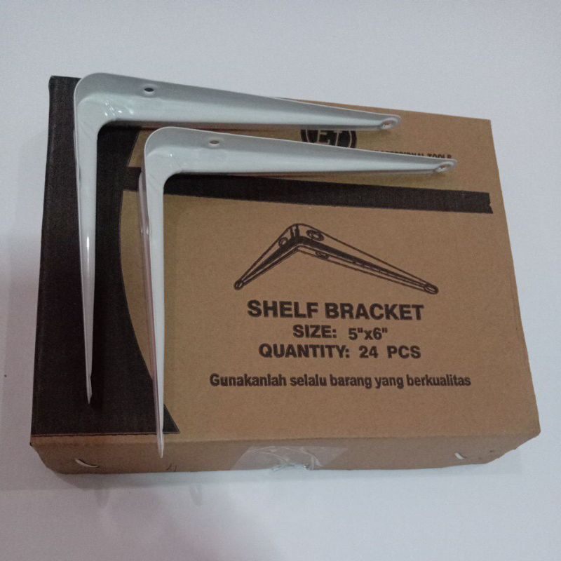 2PCS OWNER Siku Rak L / Siku penyangga rak 3x4, 4x5, 5x6, 6x8, 8x10, 10x12, 12x14