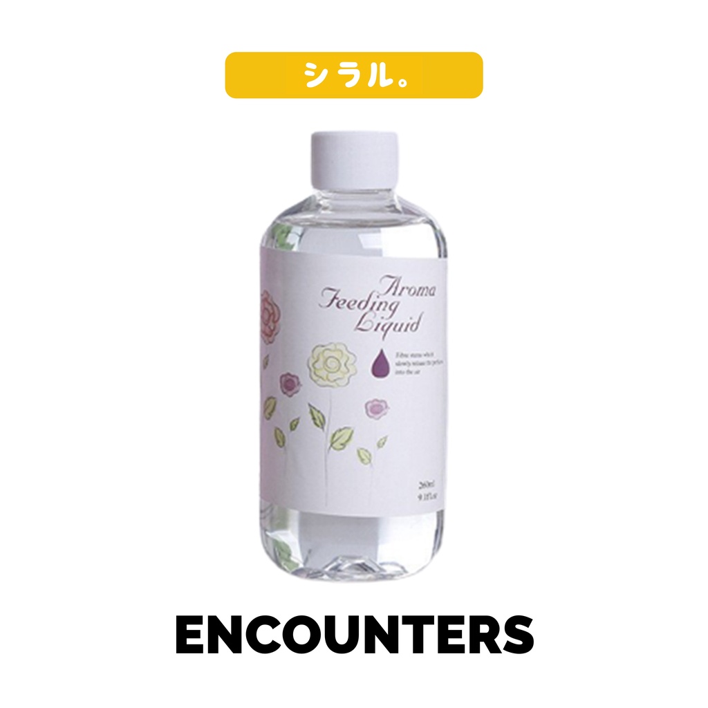 [260ml] Refill Reed Diffuser Aromatherapy Isi Ulang Pengharum Ruangan Aromaterapi Encounters Shangrila Jasmine Lavender-Encounters