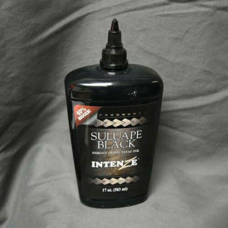 Tinta Tattoo ORI / Tinta Tatto Intenze Suluape Black / Tinta Original Intenze Suluape Black