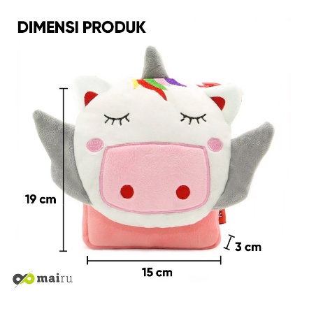 Mairu Tas Sekolah Anak Boneka Karakter Binatang Zoo Edition  Selempang Sling Bag 8802 Bonus Kacamata Anti Radiasi Anak P5037