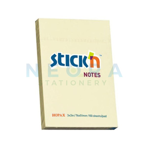 

Stick'n Memo Tempel 3 x 2 Inch | Pastel Yellow 21006