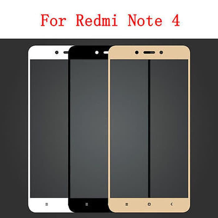 Tempered Glass Warna Xiaomi Redmi Note 4 Full