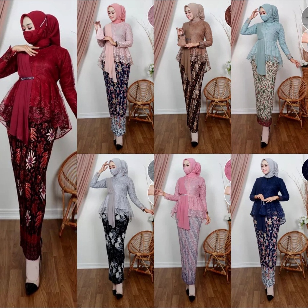 CIP Rok plisket batik / Rok Pesta Motif Batik Melati Gold - Rok Plisket Batik / Rok Prisket Bawahan