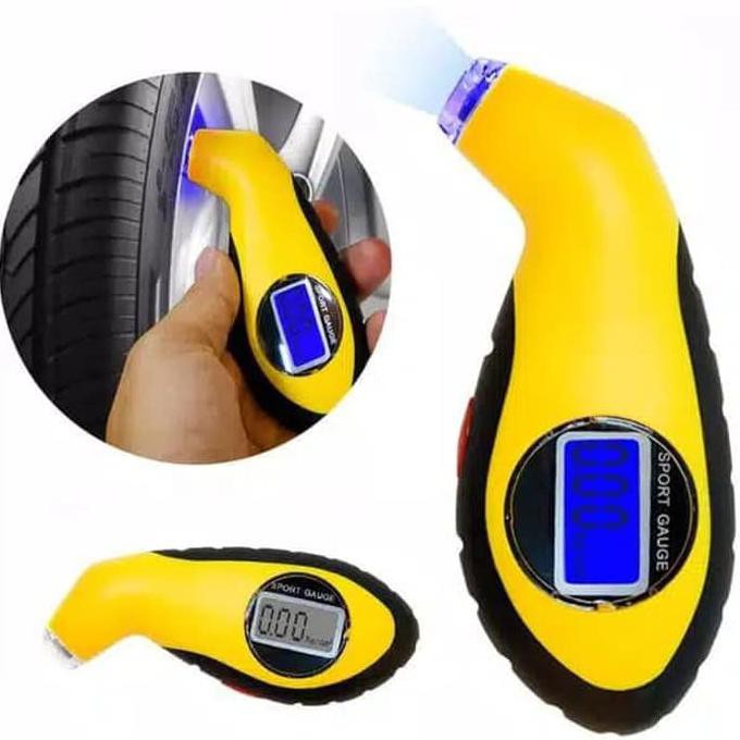 New Alat Pengukur Tekanan Angin Ban Mobil Motor Digital Manometer Original
