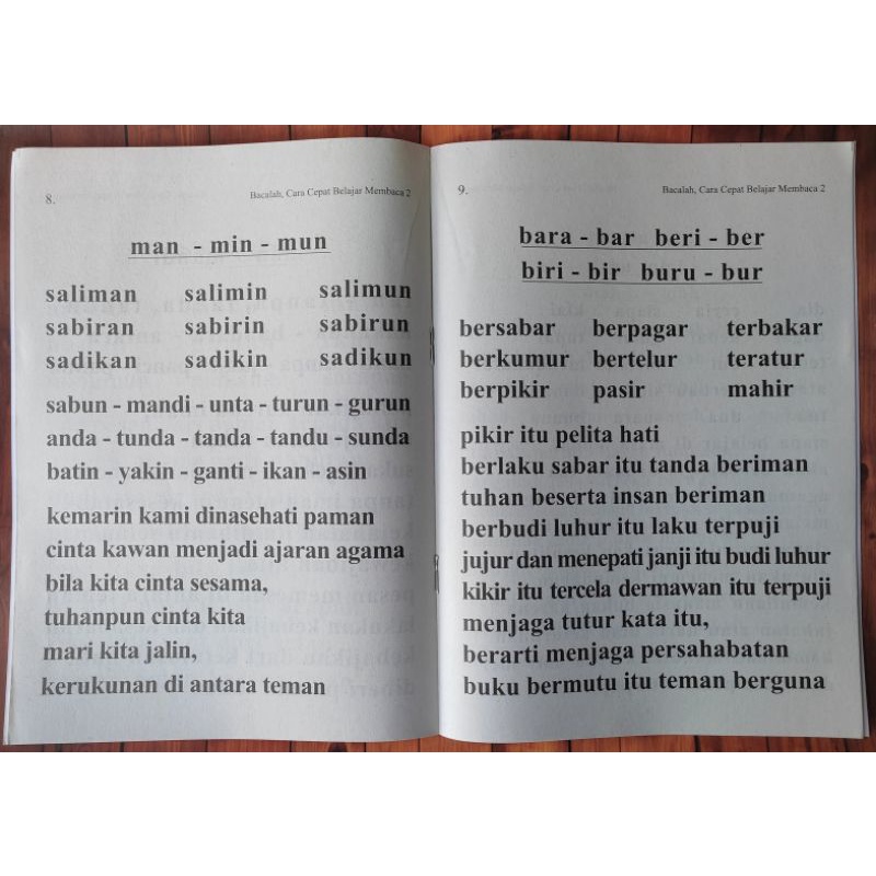 tokolima9 - BUKU BELAJAR MEMBACA ANAK / BACALAH JILID 1 2 3