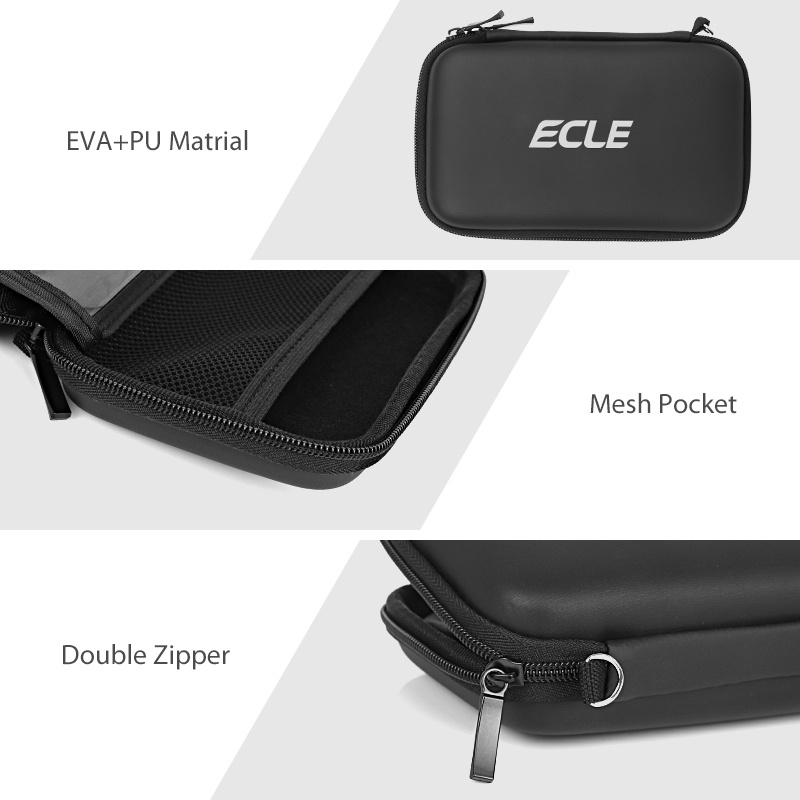 Travel Gadget Organizer Cable Pouch Tas aksesoris  Portable Waterproof Cable Pouch untuk Kabel HP Powerbank