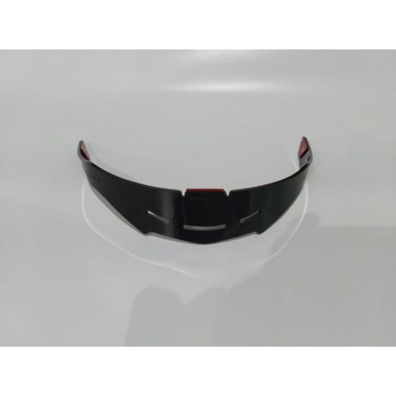 Spoiler Helm KBC VK/VR - Yamaha Murah Kualitas Mewah Hitam Bening