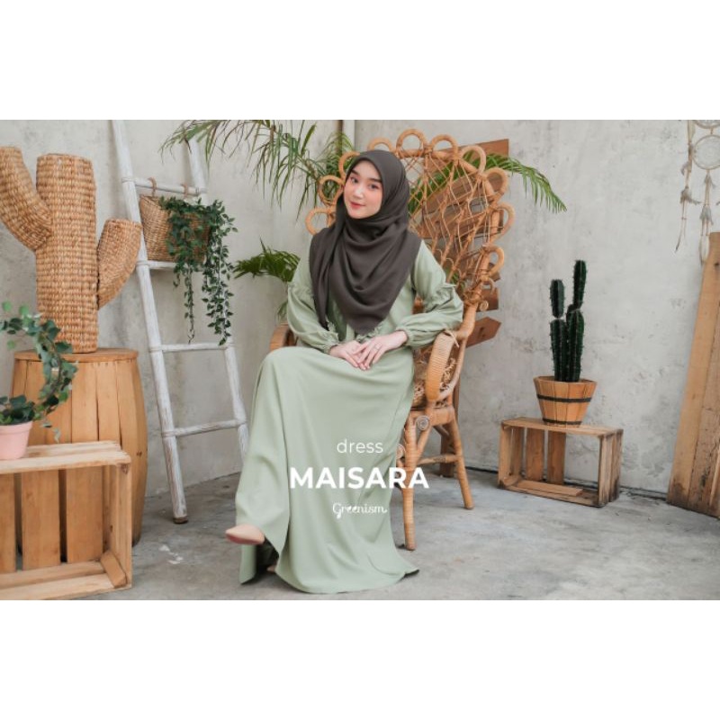 [READY]MAISARA DRESS BY GREENISM || GAMIS WANITA BRUKAT
