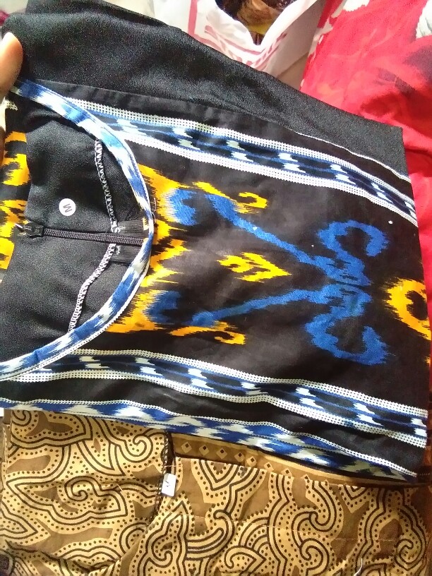 Tey-17 Batik Wanita Asj Sa Hrb026 Kenongo Kemeja Tosca Pendek