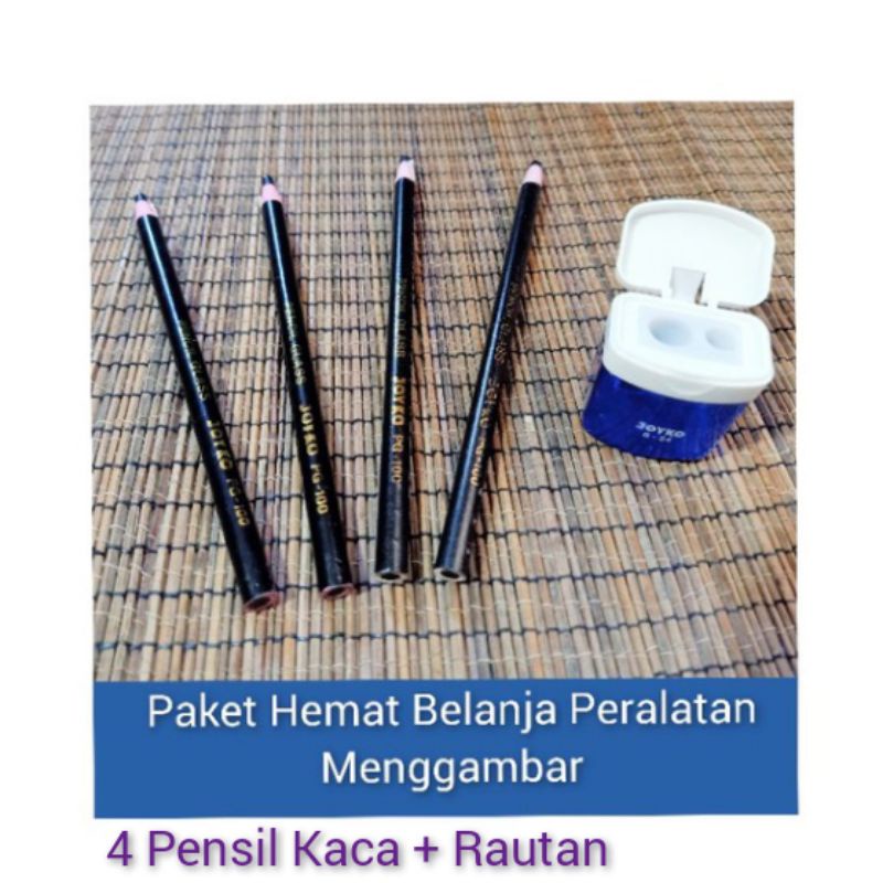 Jual Pensil Kaca Joyko Pensil Penebal Outline Dan Rautan Dua Lubang