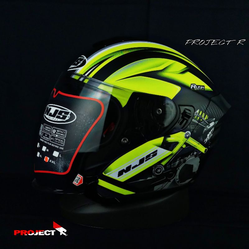 NJS KAIROZ RUSH BLACK YELLOW DOFF