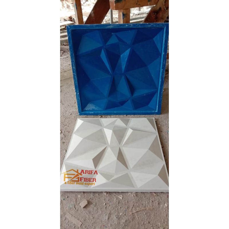 cetakan wall panel 3D 50x50