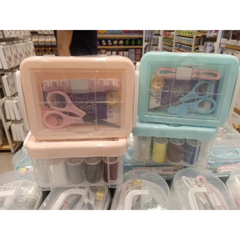 Jual Miniso Alat jahit sewing kit sewing box miniso alat jahit murah