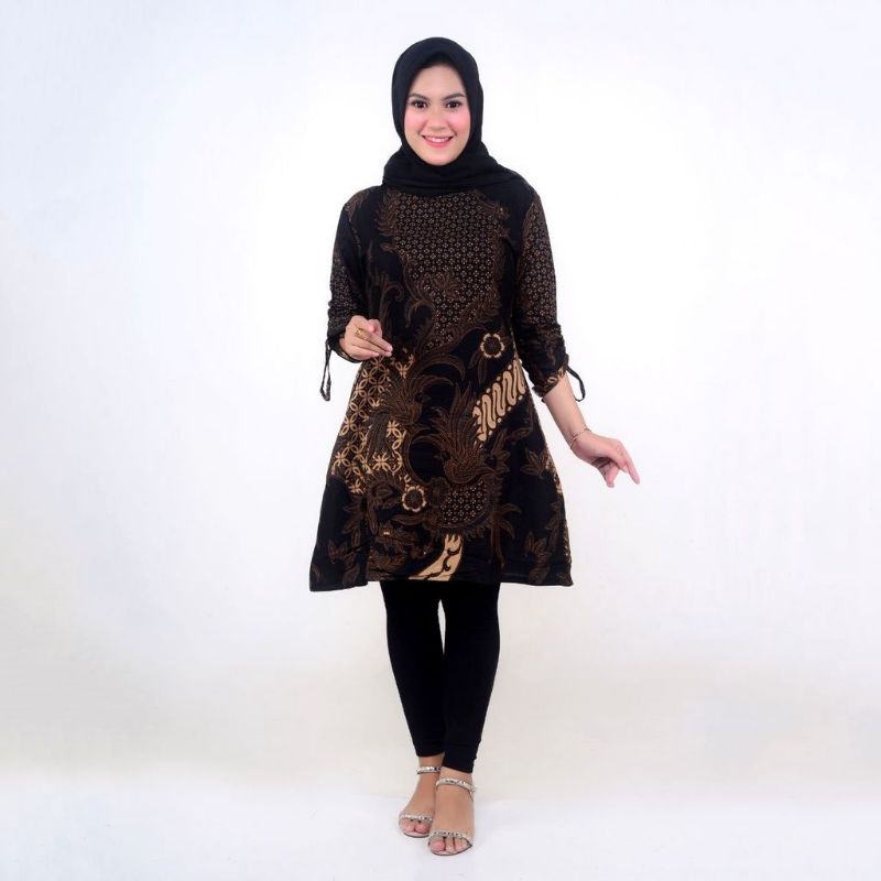 TUNIK BATIK WANITA BAJU WANITA BAJU GURU BAJU KANTOR