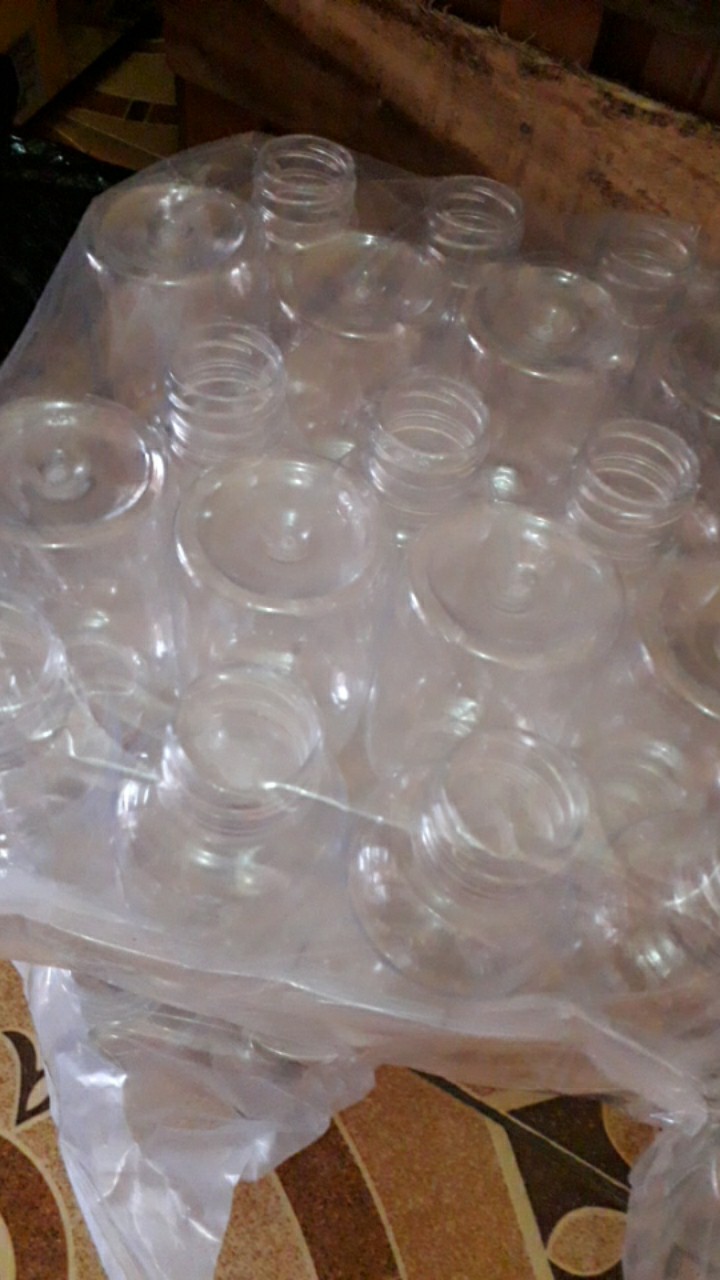 Botol Zamzam 80ml / Botol Plastik Zam Zam / Botol Kemasan Pet 80ml - Tutup Segel Long Neck