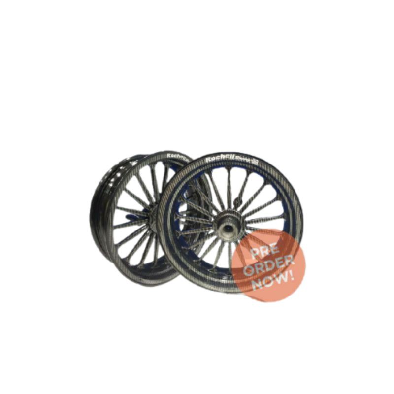 Velg Rochell Dyt Series Copy Daytona Mio J,M3,Beat,Vario 125/150 CARBON