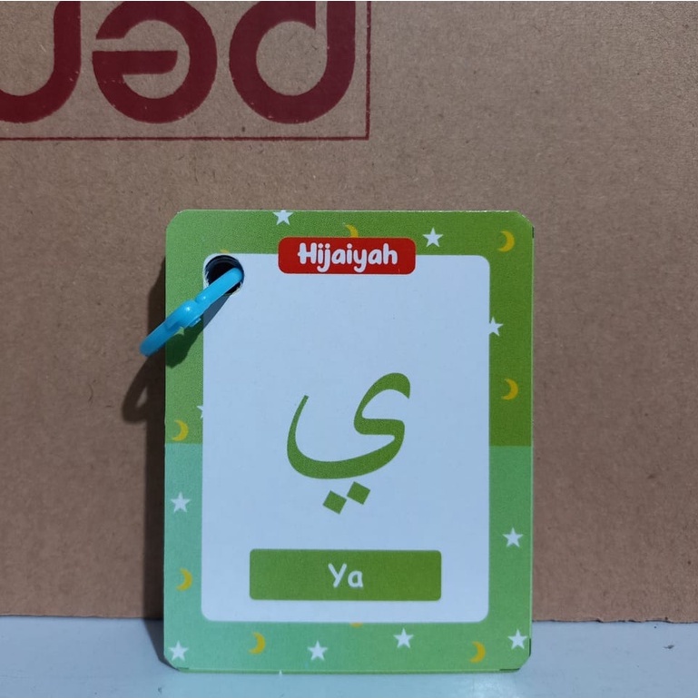 HIJAIYAH - Kartu Flashcard Ayo Mengenal Huruf Hijaiyah &amp; Bhs Arab