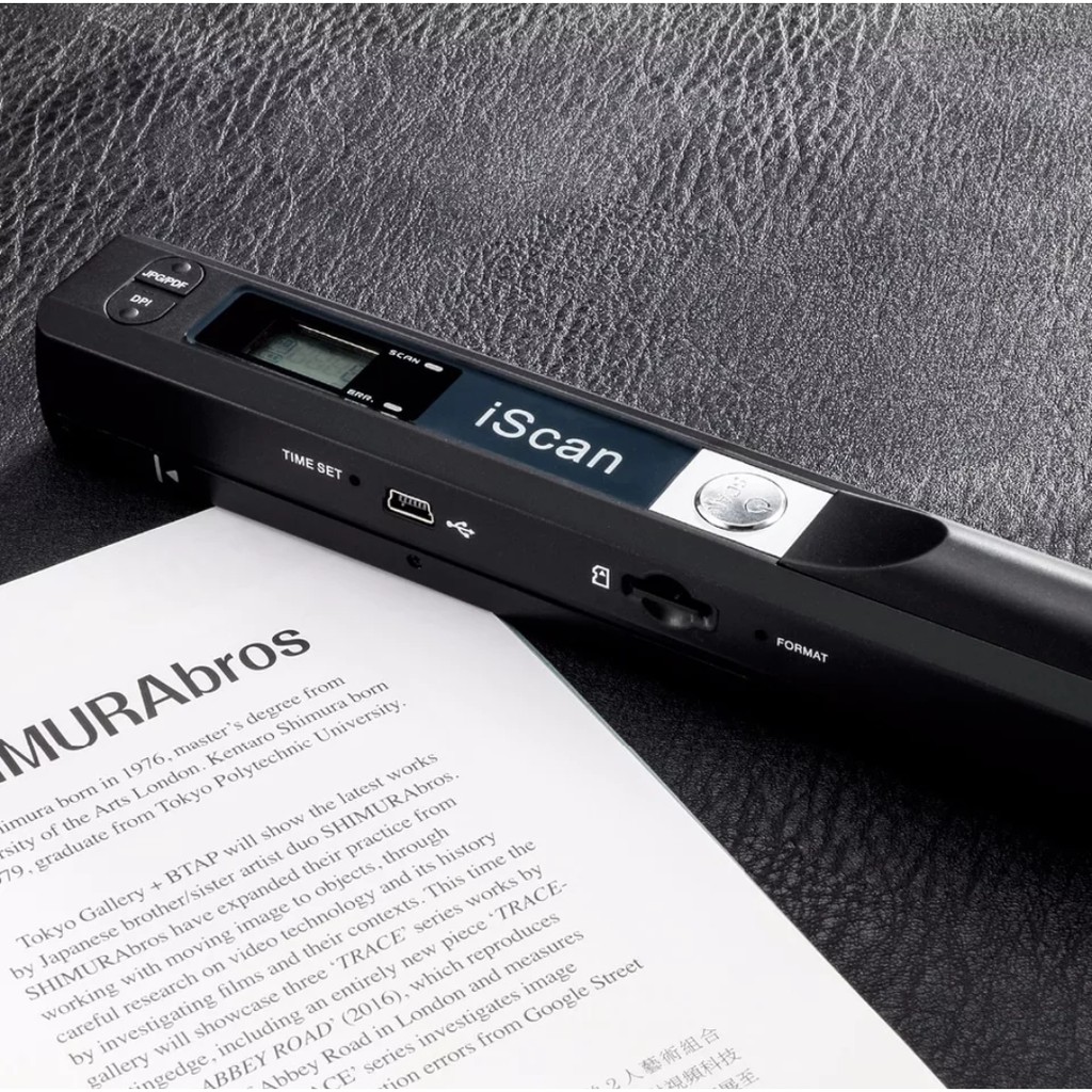 Scanner Portable Document Scanner 900DPI Iscan Handheld Scan Micro SD Slot