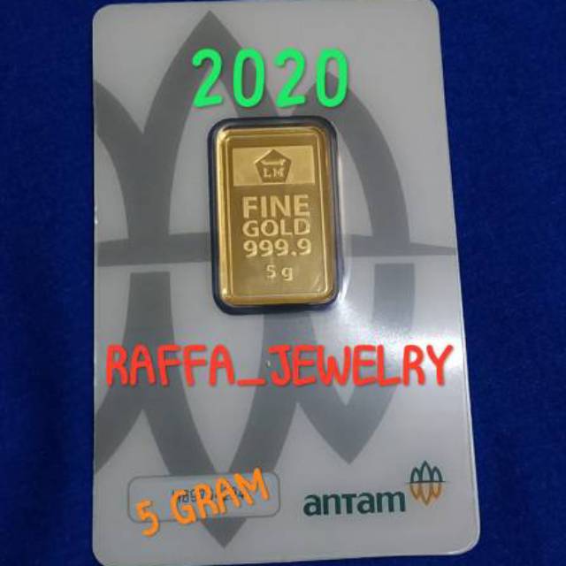 Logam Mulia Antam 5 gram cetakan 2020 Original