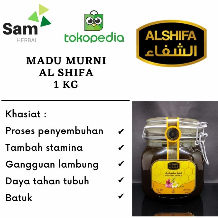 

madu- madu arab al shifa 1kg | madu murni asli dari arab -madu.