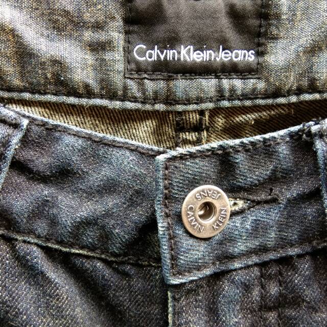 Celana Jeans Calvin Klein Relaxed Straight Original Second ini