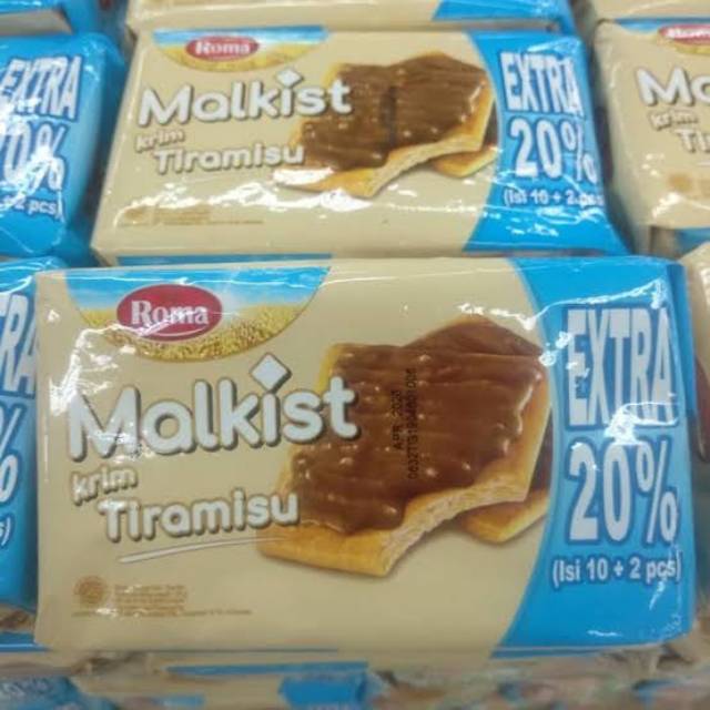 

BISKUIT ROMA MALKIST KRIM TIRAMISU EXTRA 20% (10+2)