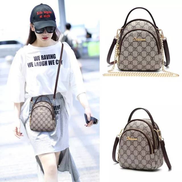 TAS SELEMPANG WANITA SOPHIE FAIRIESE T3036P3 ESMONIA LOPPER HARDWARE GOL TAS MURAH TAS FASHION (ENDG