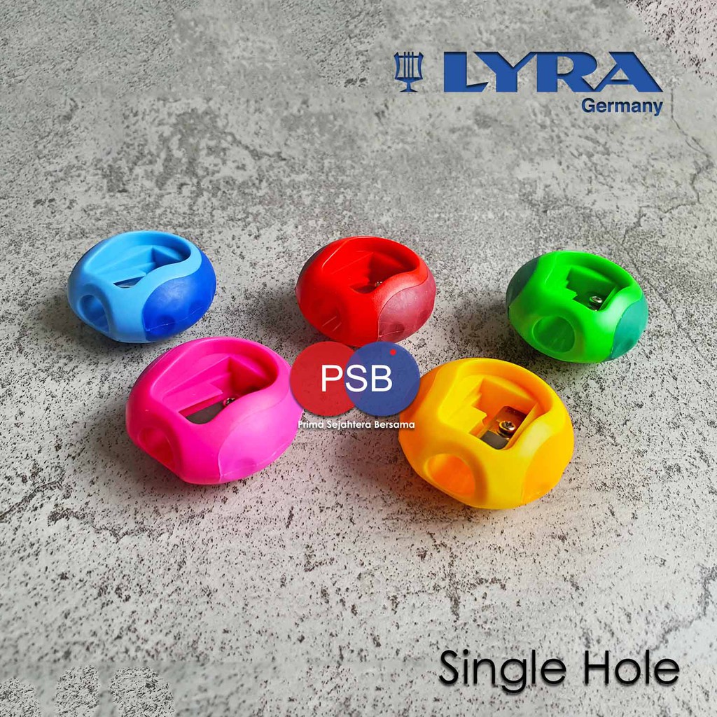 

Rautan Pensil Lyra Groove 1 lubang / Serutan pensil Jumbo 1 hole