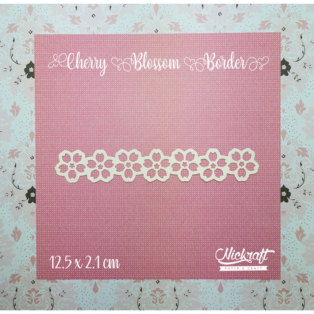 

CHERRY BLOSSOM BORDER - Bahan Scrapbook
