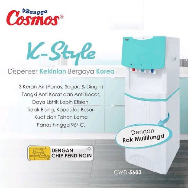 DISPENSER COSMOS GALON ATAS CWD 5603 3 KRAN