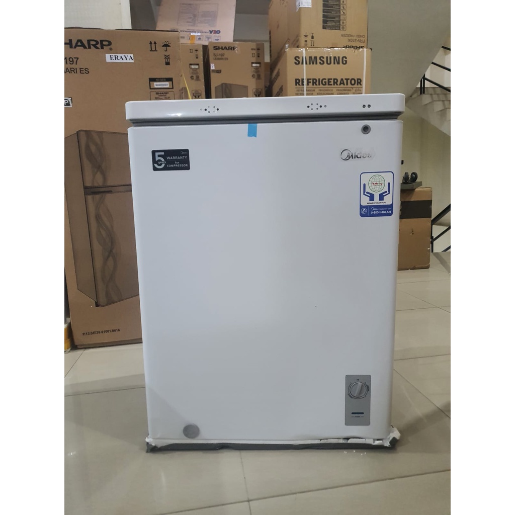 MIDEA CHEST FREEZER 142 liter HS-186 / HS 186