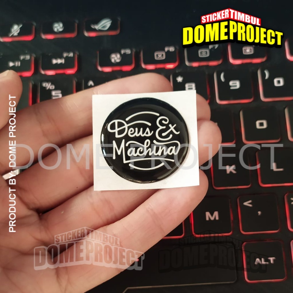 STIKER MOTOR EMBLEM 3D LOGO DEUS KALIPER REM AKSESORIS YAMAHA HONDA SUZUZI KAWASAKI AESTHETIC KEREN