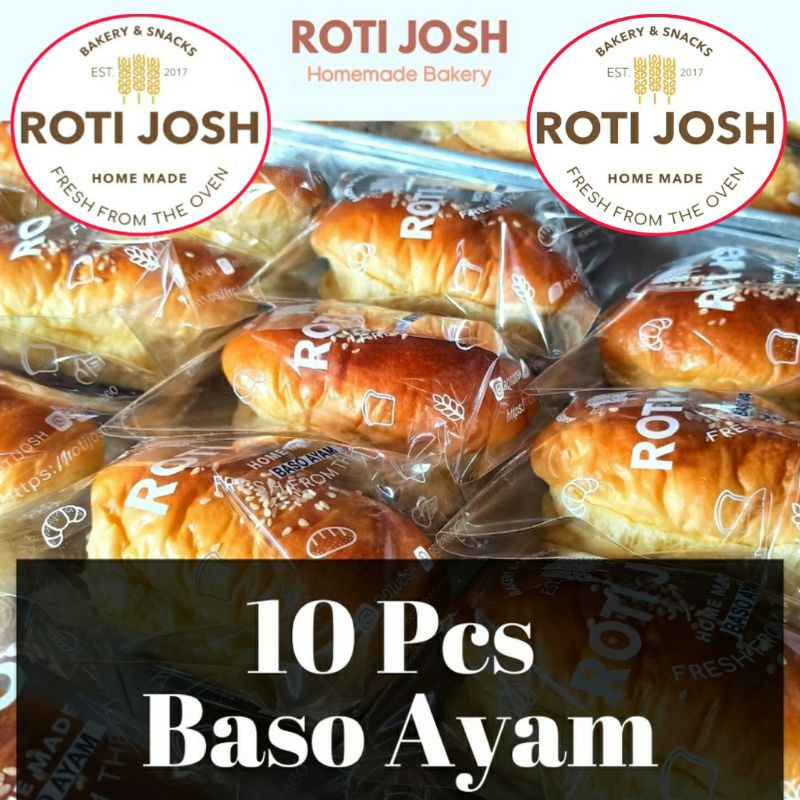 

Roti Baso Ayam (10 Pcs) - Roti Josh. (pesan sebelum jam 4 sore dikirim besok harinya)