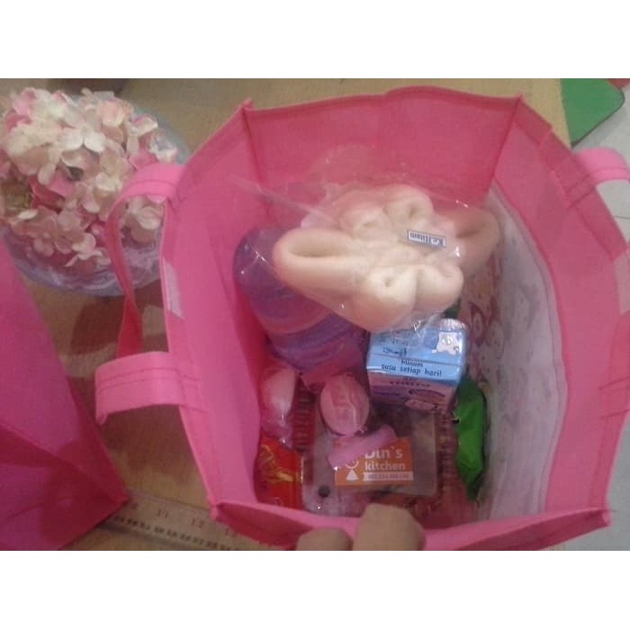 TAS SPUNBOND NK Frozen  Goodie bag ulang tahun anak Souvenir MURAH-7