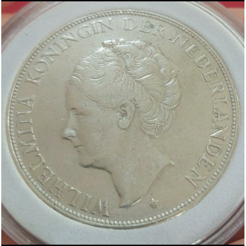 Uang Koin Kuno 2 1/2 Gulden Tahun 1929