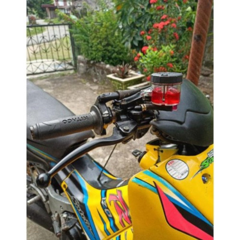 MASTER REM KANAN PLUS TABUNG MINYAK REM BIG SMOKE UNIVERSAL SEMUA MOTOR MEGA PRO KLX CRF 150 DTRACKER SATRIA FU MIO FINO VARIO BEAT SCOOPY JUPITER MX RX KING VIXION CB150 R CBR150R NINJA R15 R25 AEROX SMASH BLADE SUPRA NOUVO VEGA Z R X-RIDER GENIO GEAR