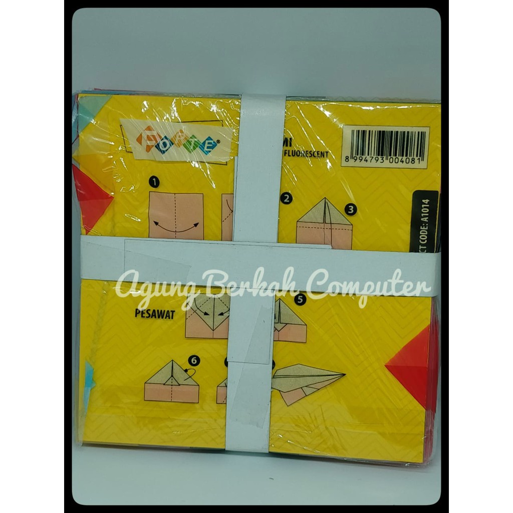 

Kertas Lipat / Origami Double Side / Bolak Balik Warna Forte 20x20