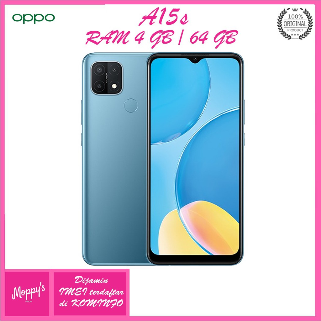 OPPO A15s ram 4gb rom 64gb