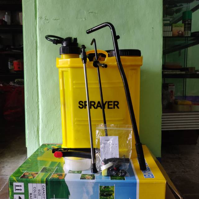 Pressure sprayer / semprotan knapsack 16 ltr manual