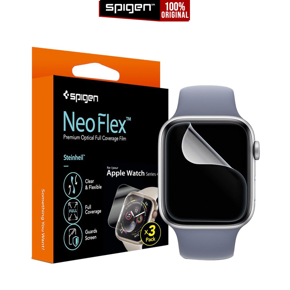 

Screen Protector Apple Watch Series 5 / 4 Spigen Neo Flex Guard 44mm / 40mm Anti Gores Layar