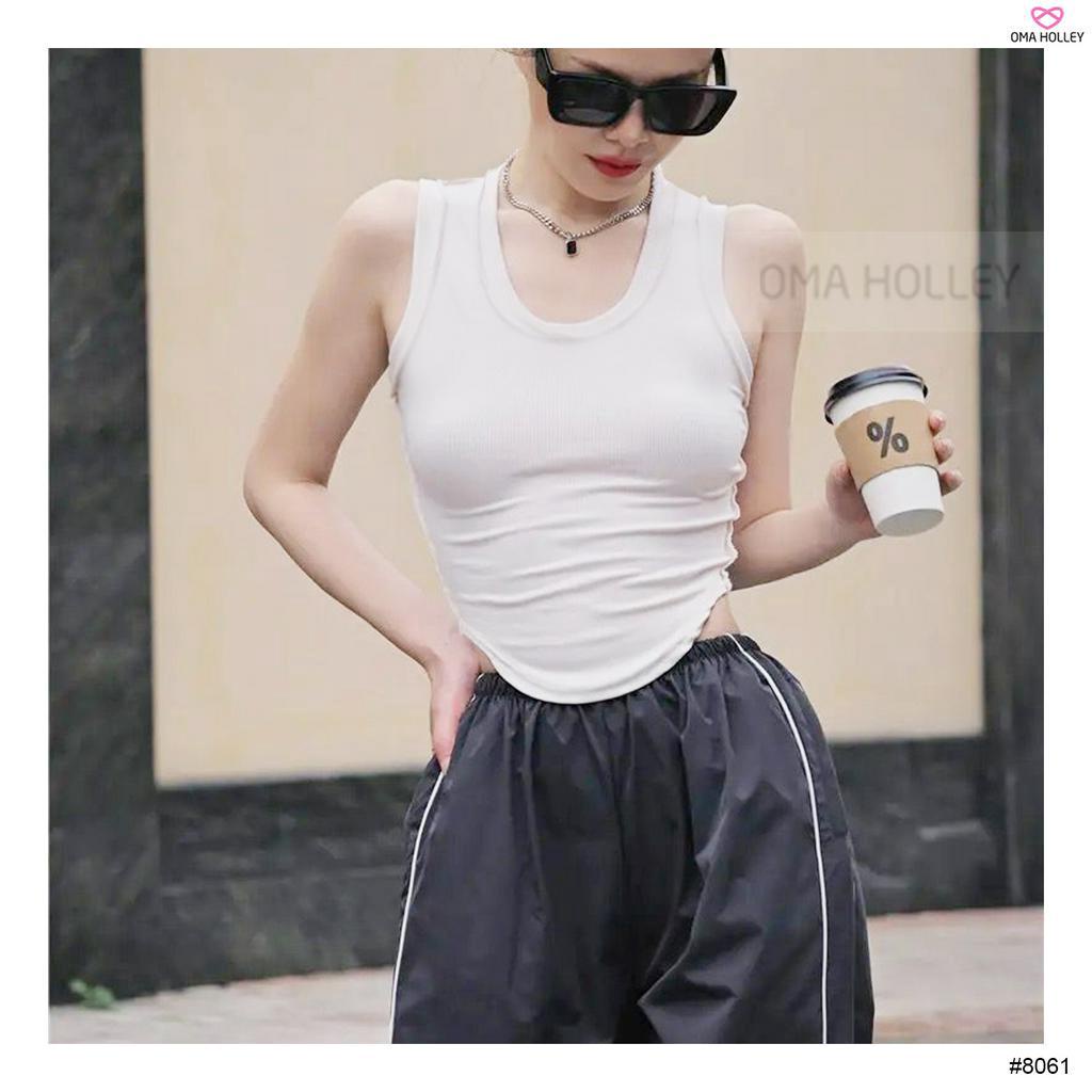 (COD) OH Fashion TankTop Crop Ferrine  #8061