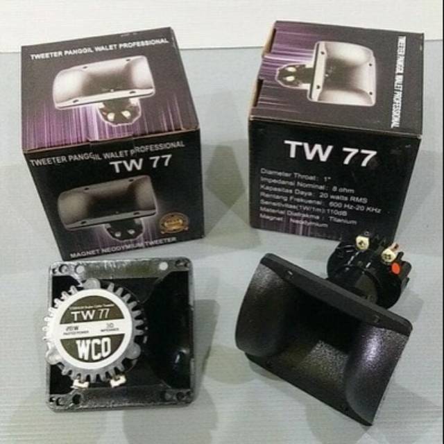 Tweeter Panggil Walet Magnet Neodymium TW-77