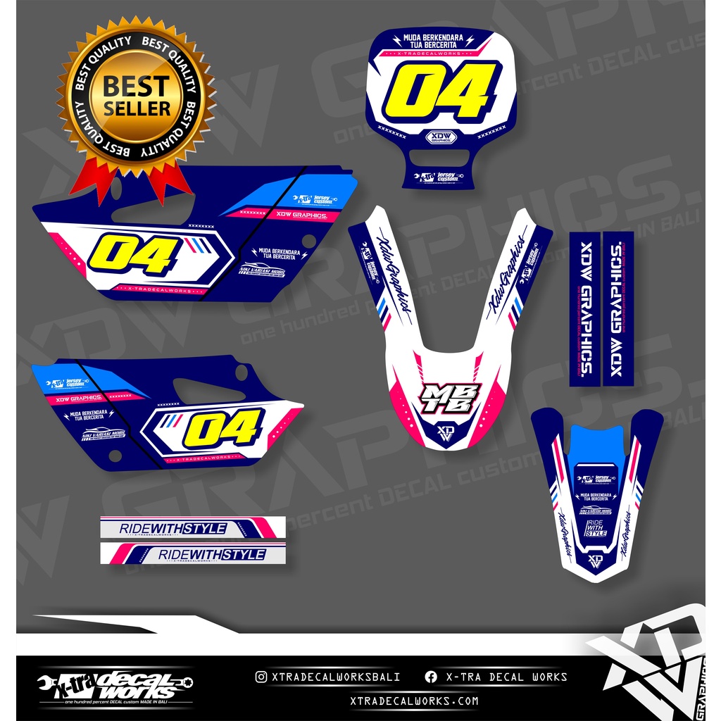 Decal GTX Bebek YZ 85