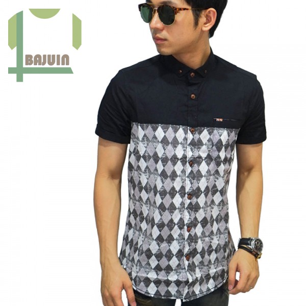 Kemeja Ataris Texture Base